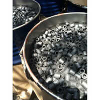 Column Packing Rings - Carbon Graphite, Different Sizes Available, Silver Color | Ideal For Industrial Applications