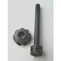 Graphite Degassing Rotors - Available In Multiple Sizes, Round Shape In Black Color | Ideal For Industrial Applications