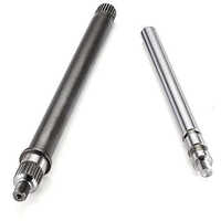 Steel Fan Shaft - Mild Steel, 125 Mm, Silver | Designed For Industrial & Commercial Applications, Durable And Wear-resistant