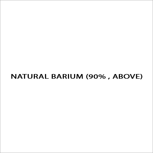 90% Above Natural Barium