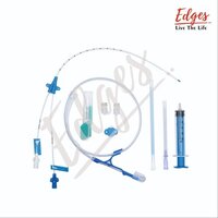 White Nephrologist's Preferred 4fr 5cm High-flow Cvc Kit Double Lumen Dialysis Made Easy