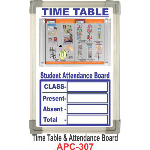 time table attendance board