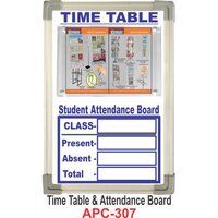 time table attendance board