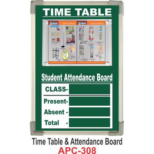 time table attendance board APC-308