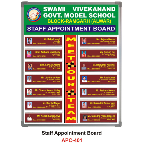 staff appoiment board