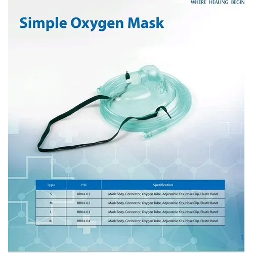Oxygen Mask With Tubing