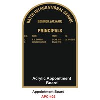 acrylic Staff appoinment board
