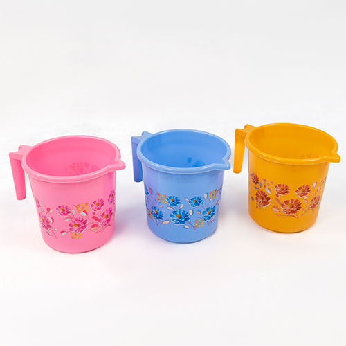 Different Available Plastic Printed Bath Mug