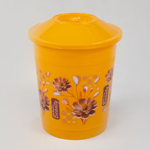 Different Available Plastic Yellow Dustbin