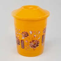 Plastic Yellow Dustbin