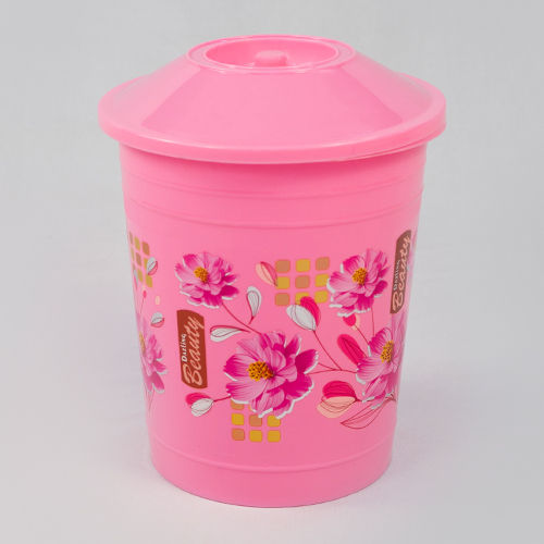 Different Available Plastic Pink Dustbin