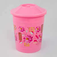 Plastic Pink Dustbin