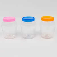 Transparent Plastic Pet Jar