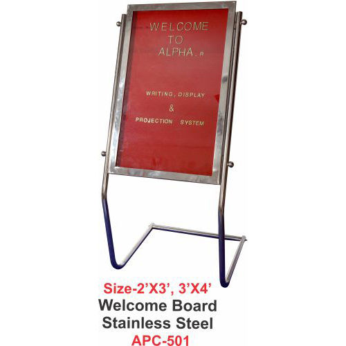 welcome board