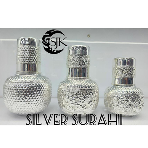 Silver Surahi - Material: Metal