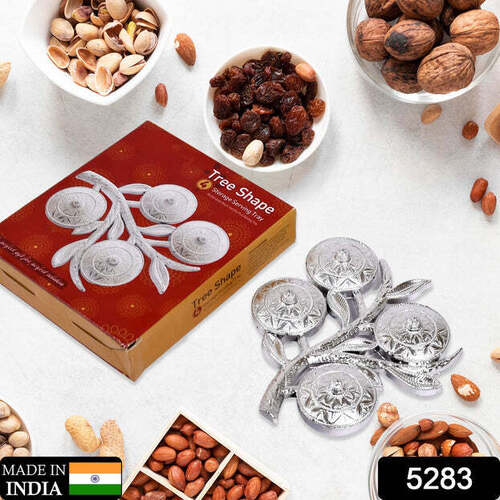 Multipurpose Decorative Multi Storage Mukhwas Dani / Serving Tray