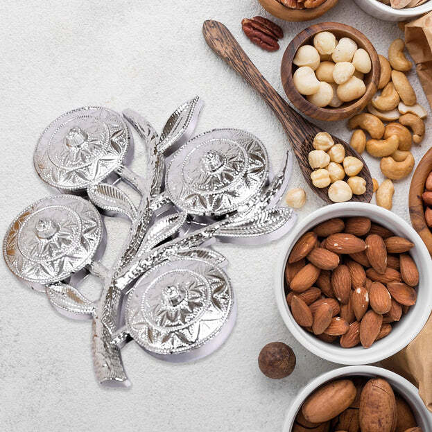Multipurpose Decorative Multi Storage Mukhwas Dani / Serving Tray