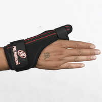 Thumb Spica Splint - Plastic, Large Size | Adjustable Fit, Foldable Design, Portable, Breathable Material For Thumb Immobilization