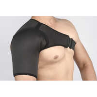 Neoprene Shoulder Support - Size S To Xxxl, Black/blue/skin Colors | Disposable, Portable, Velcro Closure, Suitable For Men And Women