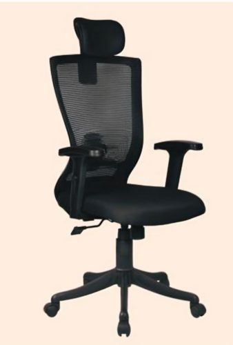 Office Chair With Soft Headrest - Artwork: Machine Made