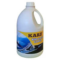 Karz Vehicle Glass Cleaner - Plastic Cap, Liquid Form, Can Packaging | Designed For Use As A Wind Screen Cleaner For Cars