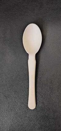 6inch Supreme Biodegradable Spoon - Color: White