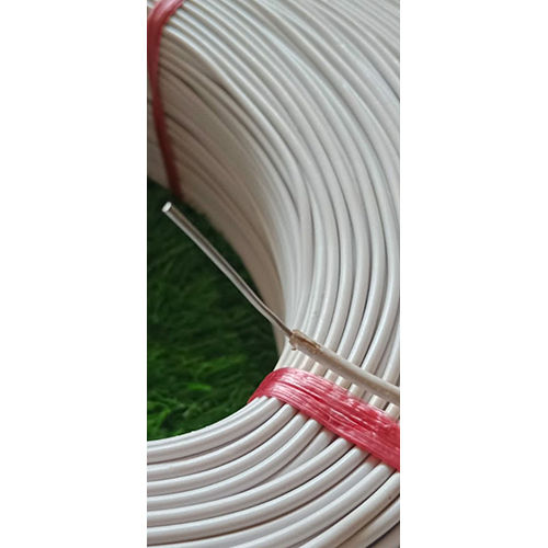 Single Core Aluminium Wire - Color: White