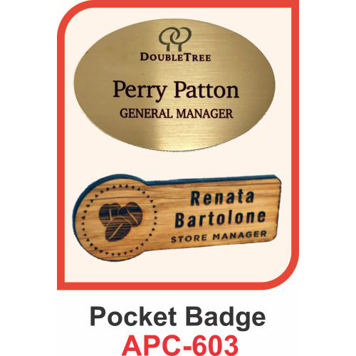 pocket badge APC-603