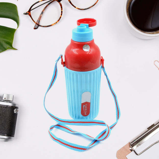 PLASTIC SPORTS INSULATED WATER BOTTLE WITH DORI EASY TO CARRY HIGH QUALITY WATER BOTTLE