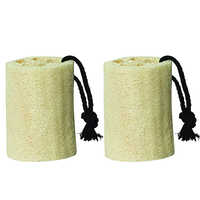 Natural Loofah Scrub - Light Yellow, Safe For All Skin Types | Gentle Exfoliation For Smooth, Radiant Skin