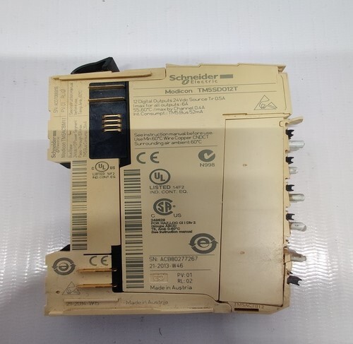 SCHNEIDER ELECTRIC TM5SDO12T DISCRETE OUTPUT MODULE