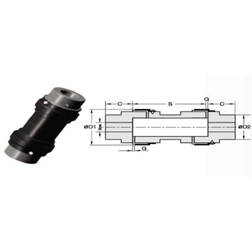 External Spider Aluminum Spacer Coupling