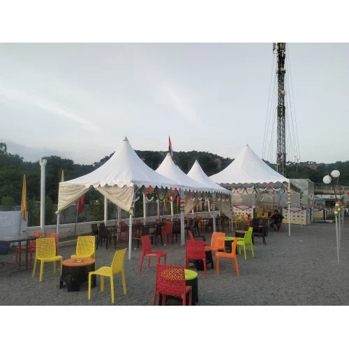 3x3m PVC Plain Pagoda Tent