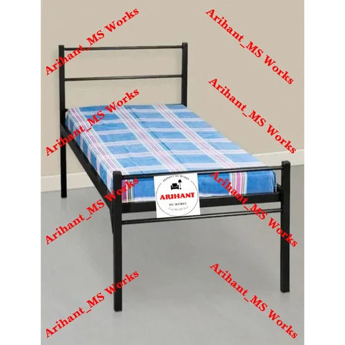 Black Single Pg Metal Bed