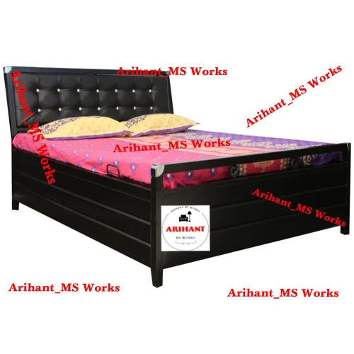 Black Ms Storage Double Bed