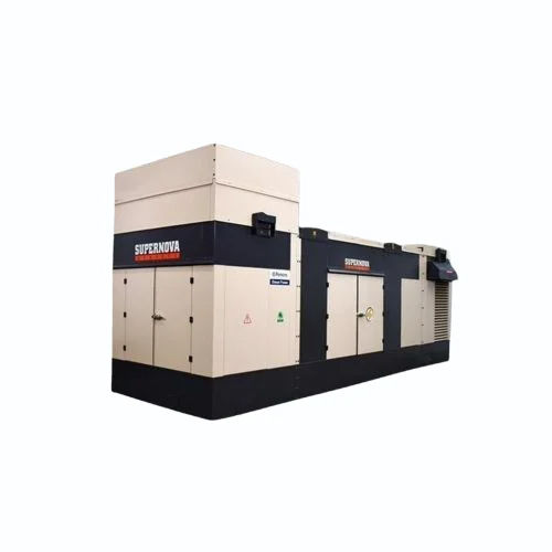 Cream And Black Perkins 750Kva Diesel Generator Set