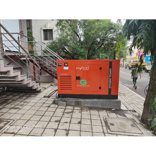 Red Diesel Electric Generator