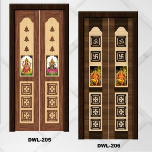 Lamination Pooja Double Doors