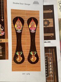 Lamination Pooja Double Doors