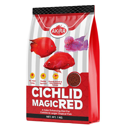1 KG Cichlid Magic Red Tropical Fish