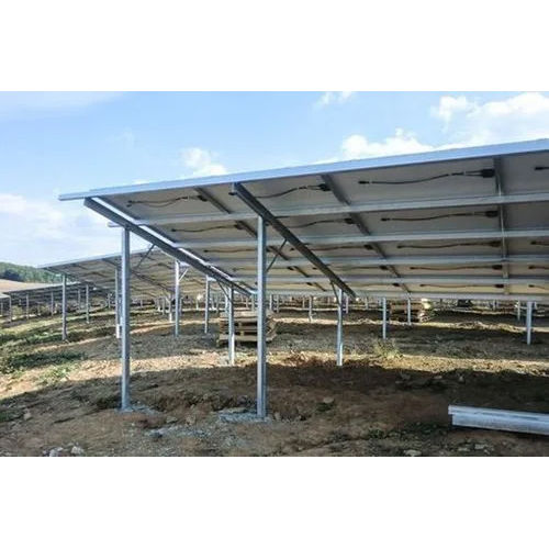 Solar Power System Mounting Structure - Color: White