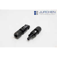 Solar Photovoltaic Mc4 Connector - Black, 1500 Volt Rated Voltage | Durable, Weatherproof Seal, Easy Plug-and-play Installation