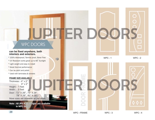 WPC Ivory Colour Doors