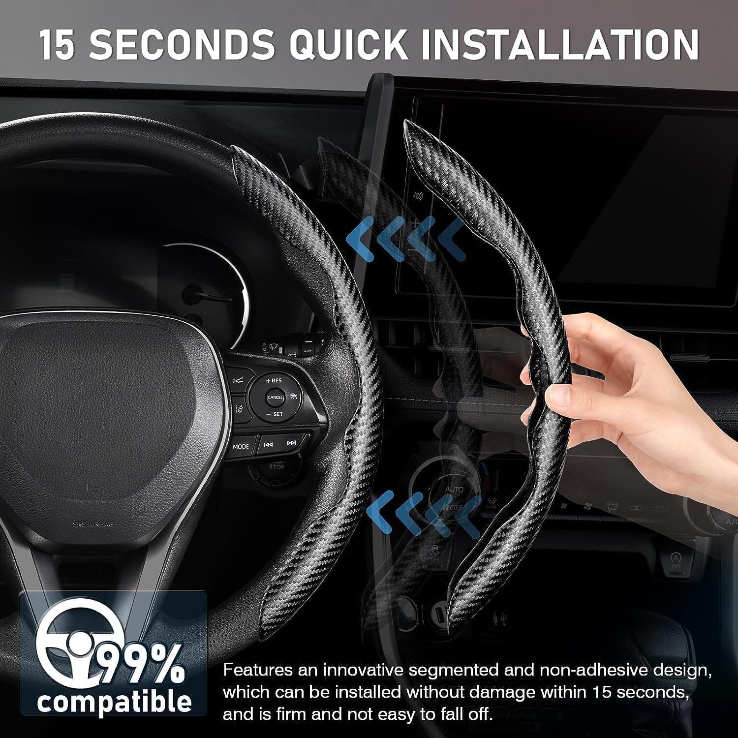 Car Steering Wheel Cover