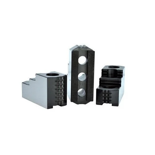 Stainless Steel CNC Hard Jaws - Alloy Steel Silver Color | Manual Operation Warranty Included