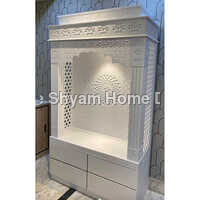 White Home 3d Corian Mandir