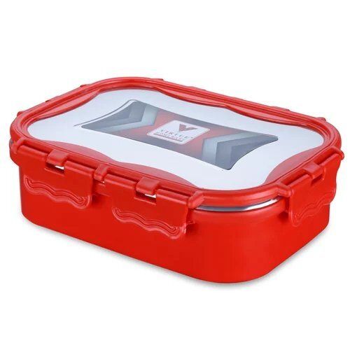 VH Carry Hot Virtue Homeware 700ml Red Stainless Steel Lunch Box