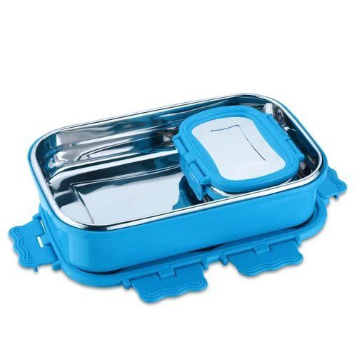 VH Carry Hot Virtue Homeware 900ml Blue Stainless Steel Lunch Box