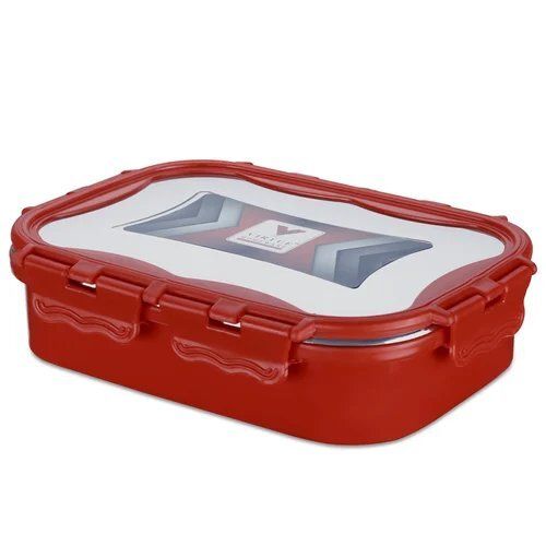 VH Carry Hot Virtue Homeware 900ml Dark Red Stainless Steel Lunch Box