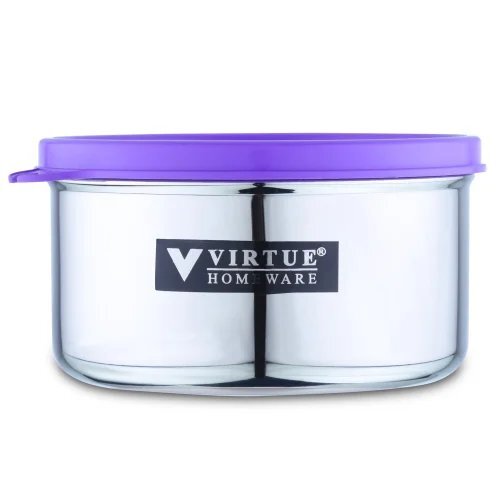 Virtue Homeware Purple Stainless Steel Lunch Box